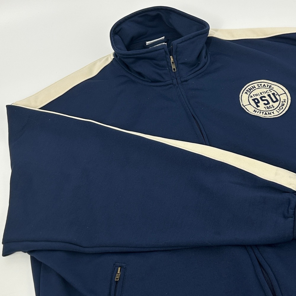 Penn State Nittany Lions‎ PSU Track Jacket Mens XL Blue Pro Edge Full Zip